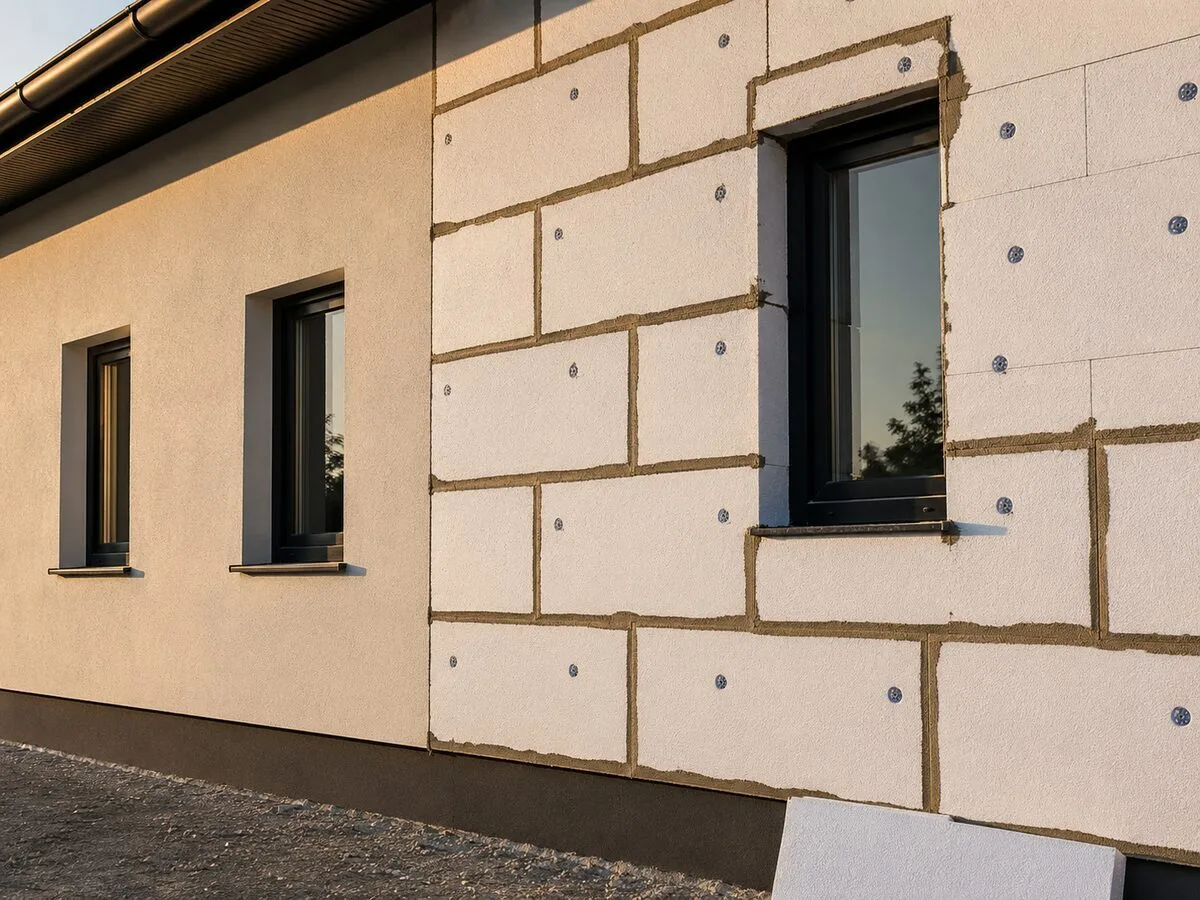 Ocieplenie i wykończenie elewacji budynku